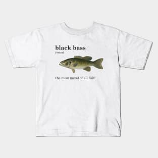 Black Bass Kids T-Shirt